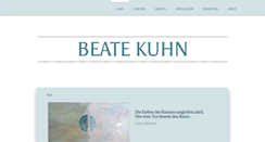 Desktop Screenshot of beate-kuhn.de