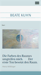 Mobile Screenshot of beate-kuhn.de